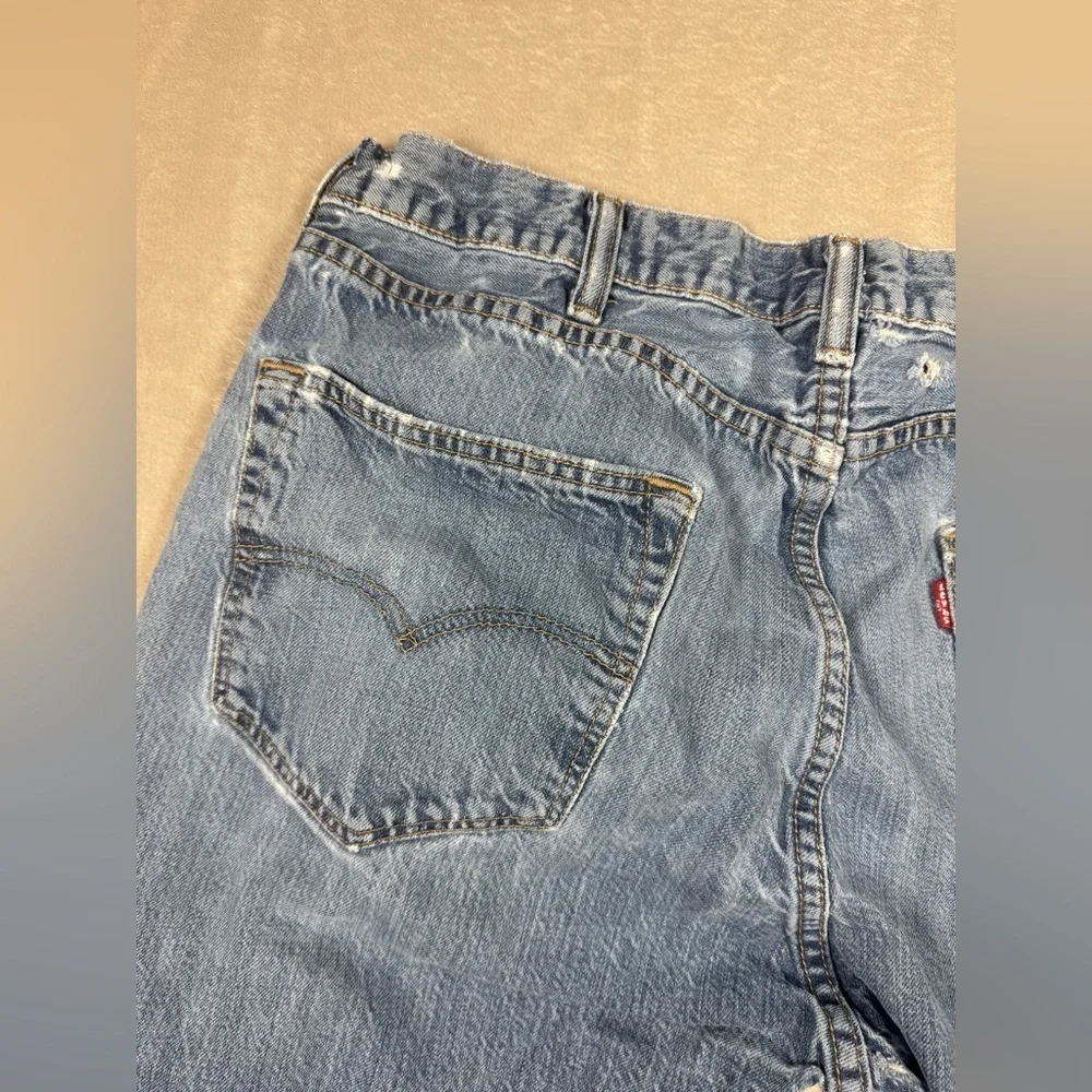 Levi’s Men’s 501 Original Fit Button Fly 100% Cotton Worn In Blue Jeans Size 38